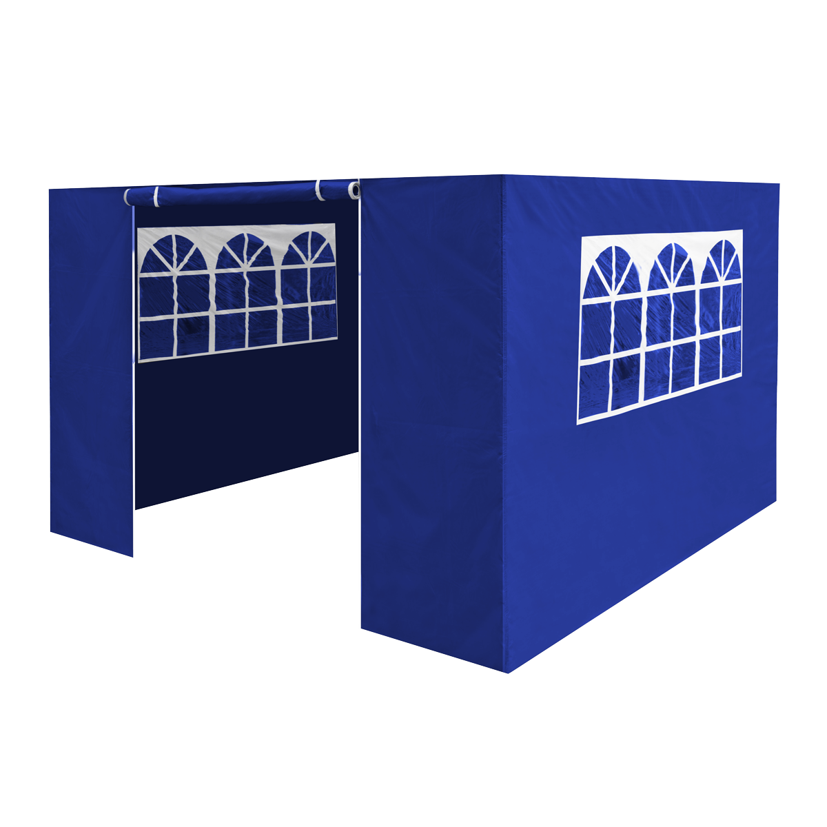 Dellonda DG147 Premium Gazebo/Marquee Side Walls/Doors/Windows, Fits 3 x 3m Models - Blue