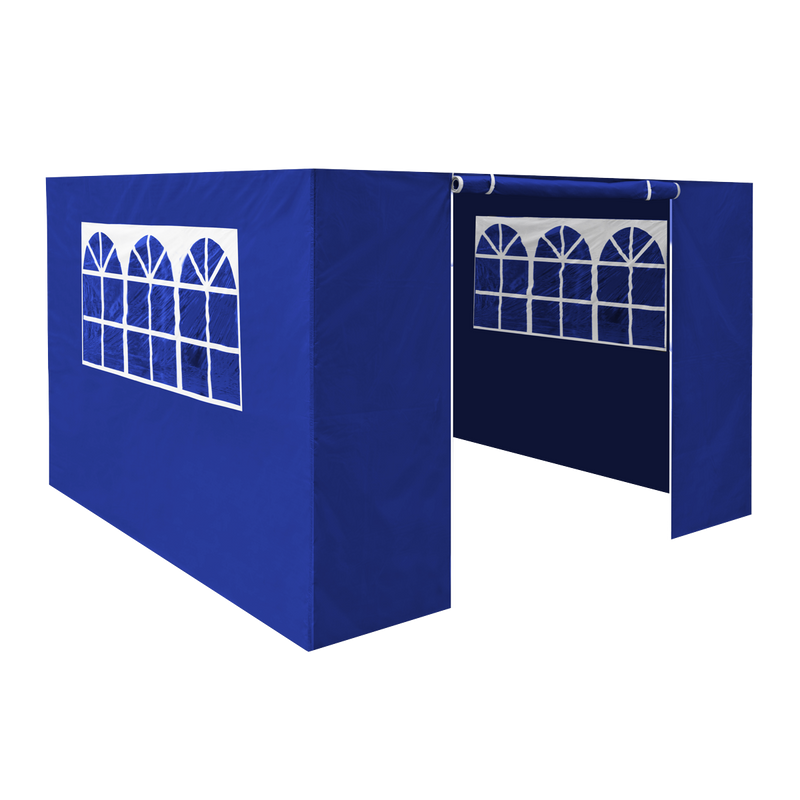 Dellonda DG147 Premium Gazebo/Marquee Side Walls/Doors/Windows, Fits 3 x 3m Models - Blue - additional view 2