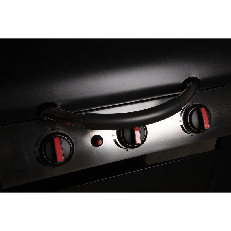 Dellonda DG14 3 Burner Gas BBQ Grill with Piezo Ignition & Thermometer - additional view 11