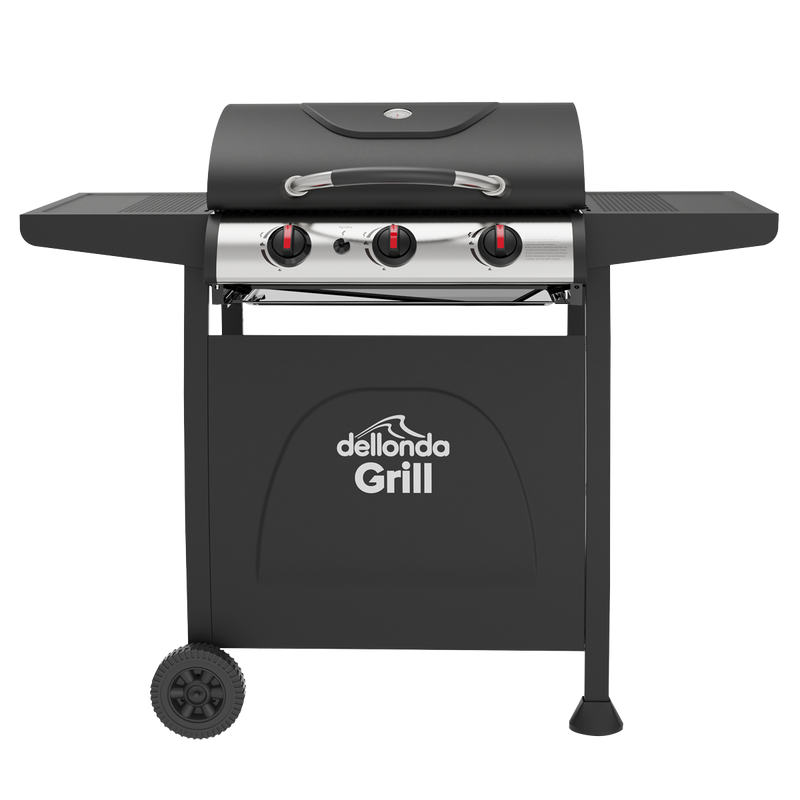 Dellonda DG14 3 Burner Gas BBQ Grill with Piezo Ignition & Thermometer - additional view 3