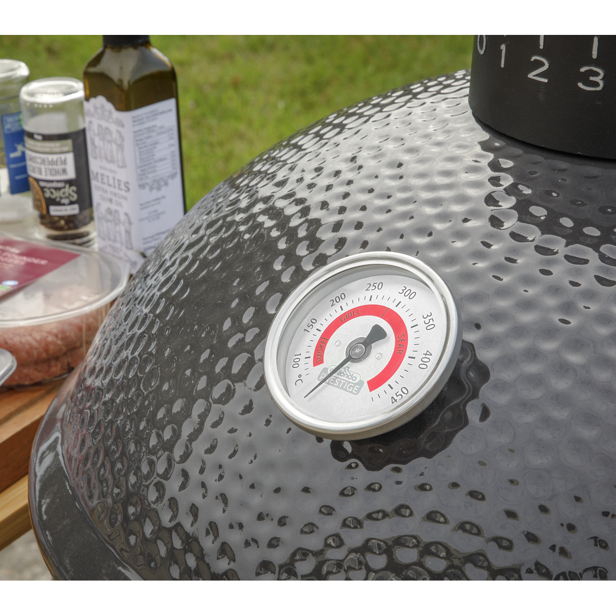 Dellonda DG158 Deluxe 16"(40cm) Ceramic Kamado Style BBQ - additional view 12