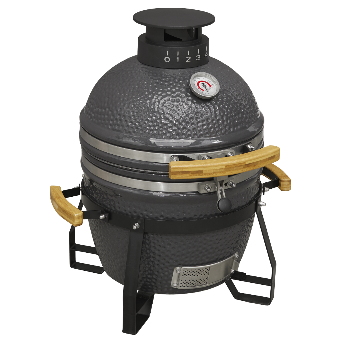 Dellonda DG158 Deluxe 16"(40cm) Ceramic Kamado Style BBQ