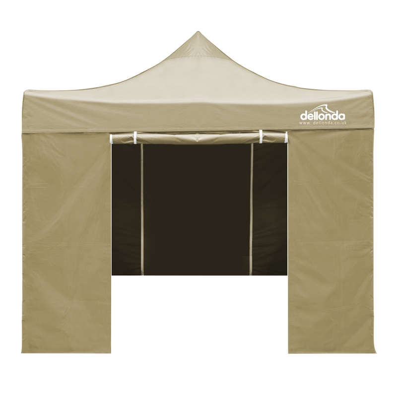 Dellonda DG164 Premium 3x3m Pop-Up Gazebo & Side Walls, PVC Coated, Water-Resistant Fabric with Carry - additional view 4