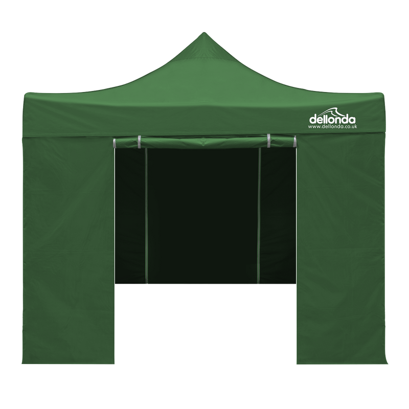 Dellonda DG166 Premium 3x3m Pop-Up Gazebo & Side Walls, PVC Coated, Water-Resistant Fabric with Carry - additional view 2