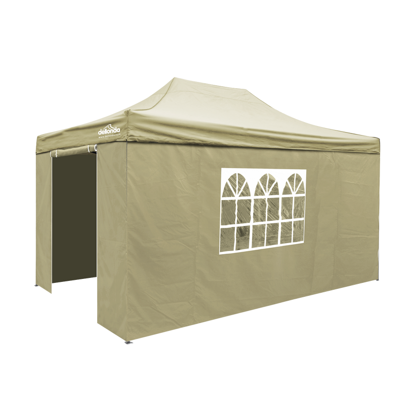 Dellonda DG168 Premium 3x4.5m Pop-Up Gazebo & Side Walls, PVC Coated, Water-Resistant Fabric with Carry - additional view 2