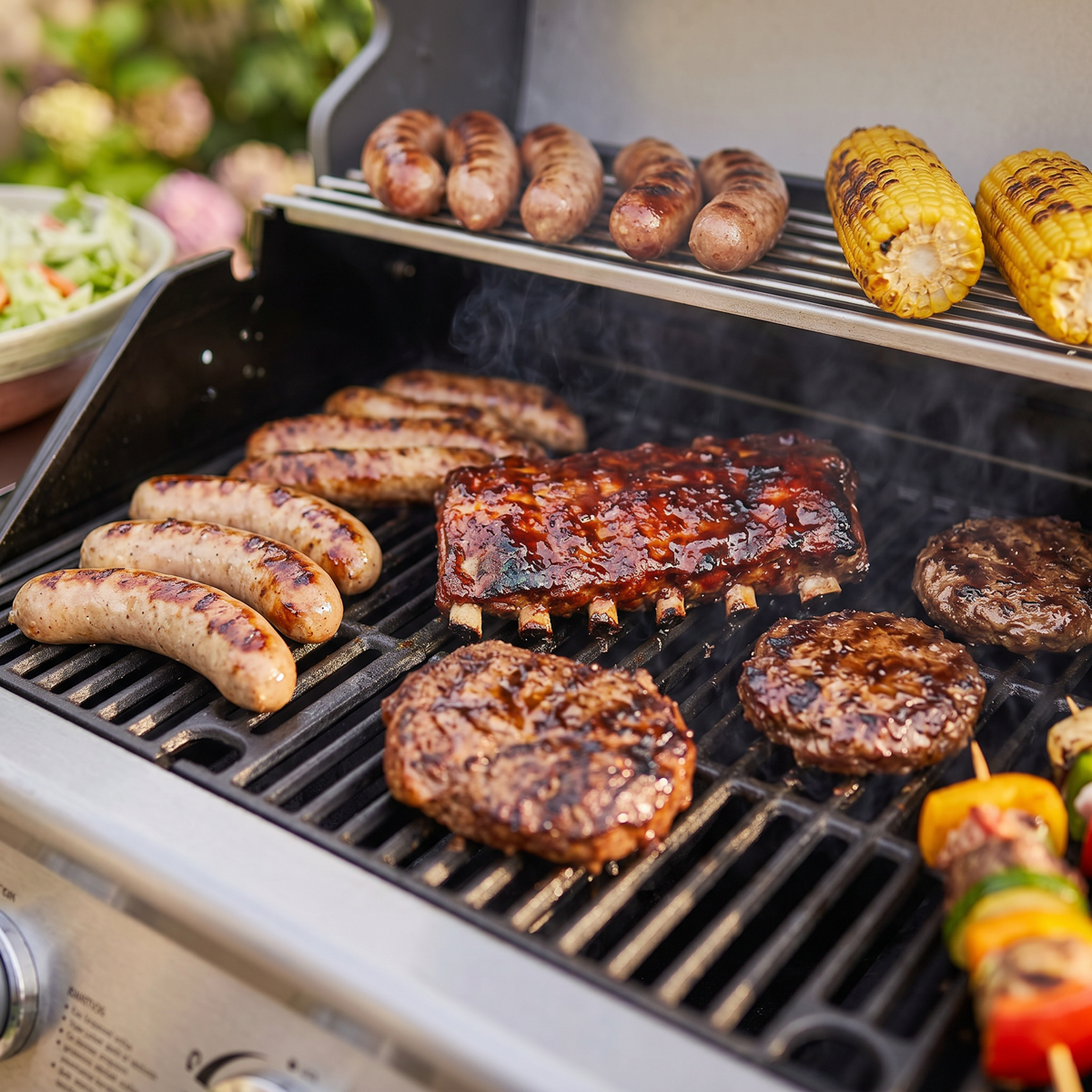 Dellonda DG16 3 Burner Deluxe Gas BBQ Grill with Piezo Ignition & Thermometer - Stainless Steel - additional view 17