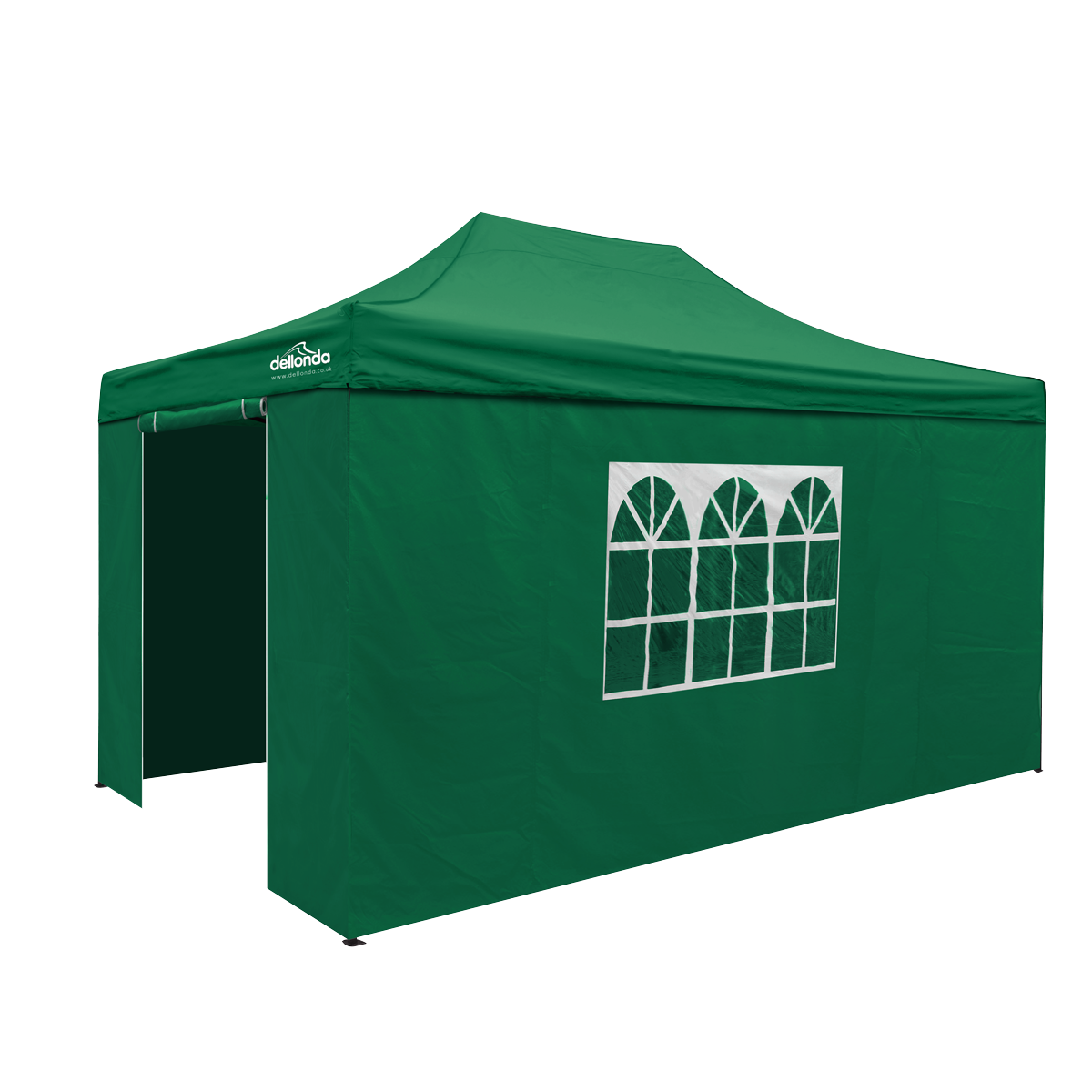 Dellonda DG170 Premium 3x4.5m Pop-Up Gazebo & Side Walls, PVC Coated, Water-Resistant Fabric with Carry - additional view 2