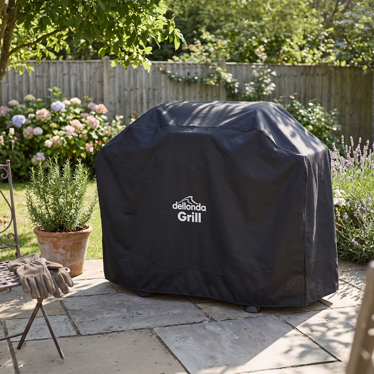 Dellonda DG19 PVC Water-Resistant BBQ Cover for DG14 - additional view 4