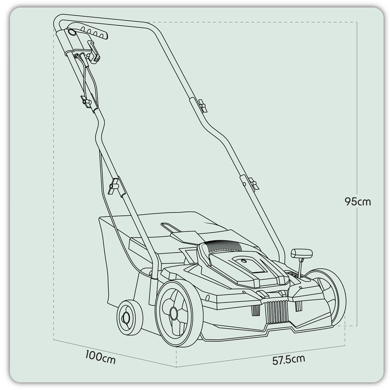 Dellonda DG216 2-in-1 Electric Scarifier & Rake 1500W/230V - additional view 19