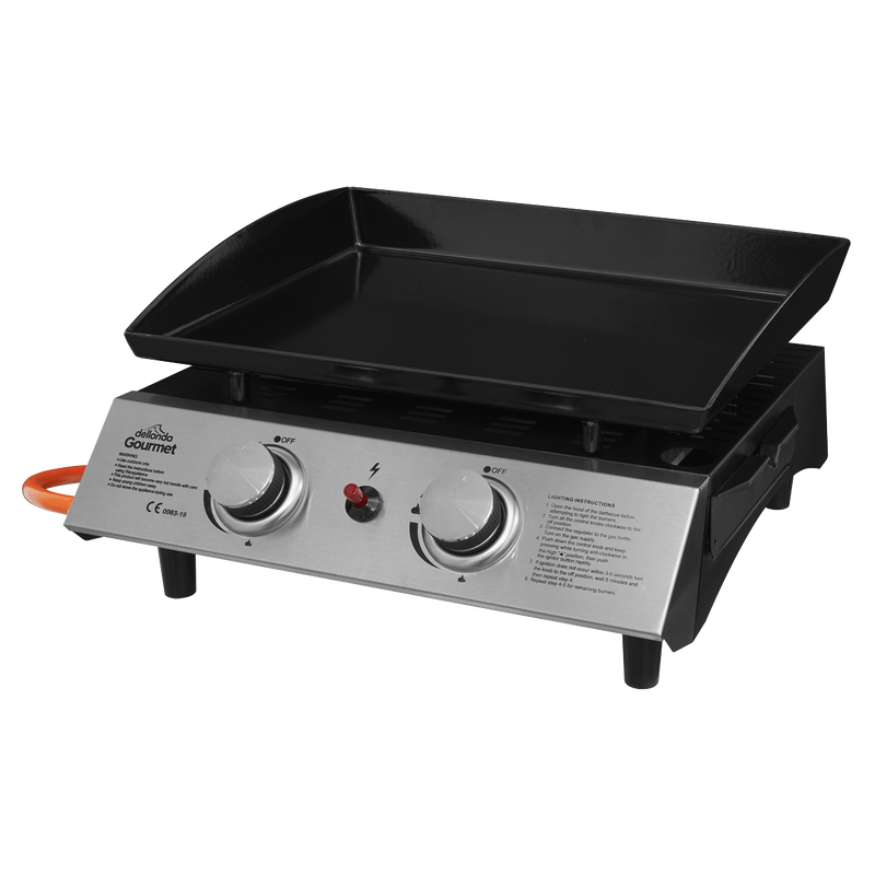 Dellonda DG21 2 Burner Portable Gas Plancha - additional view 3
