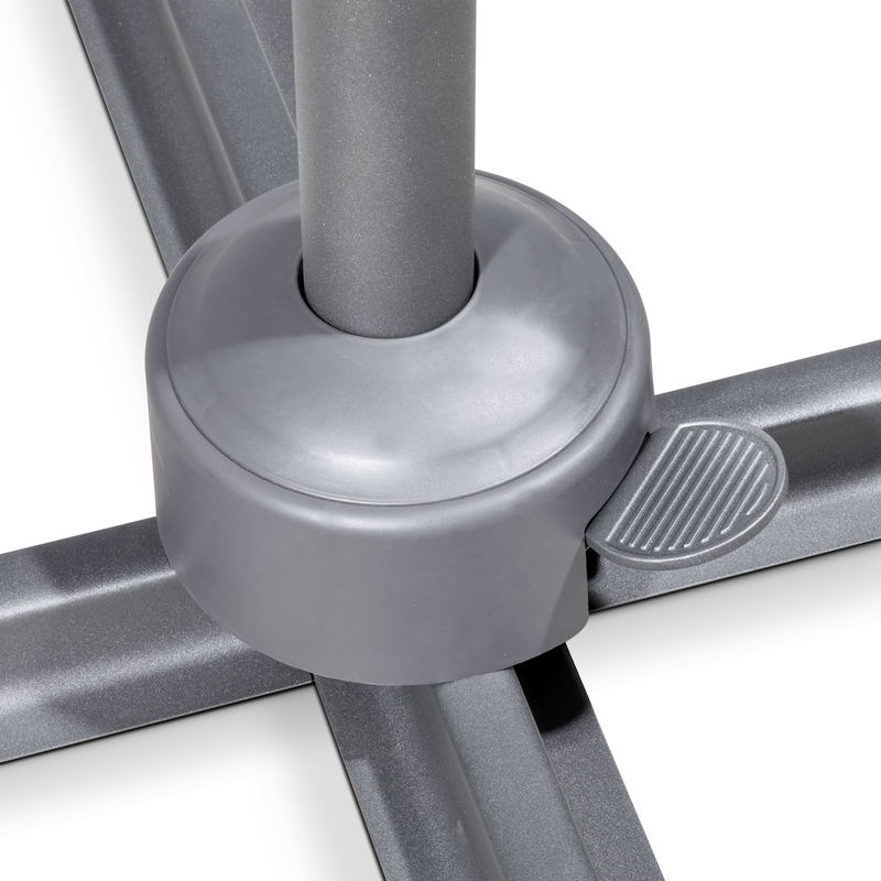 Dellonda DG267 Cantilever Parasol with 360° Rotation, Tilt & Cover 3m - Grey - additional view 18