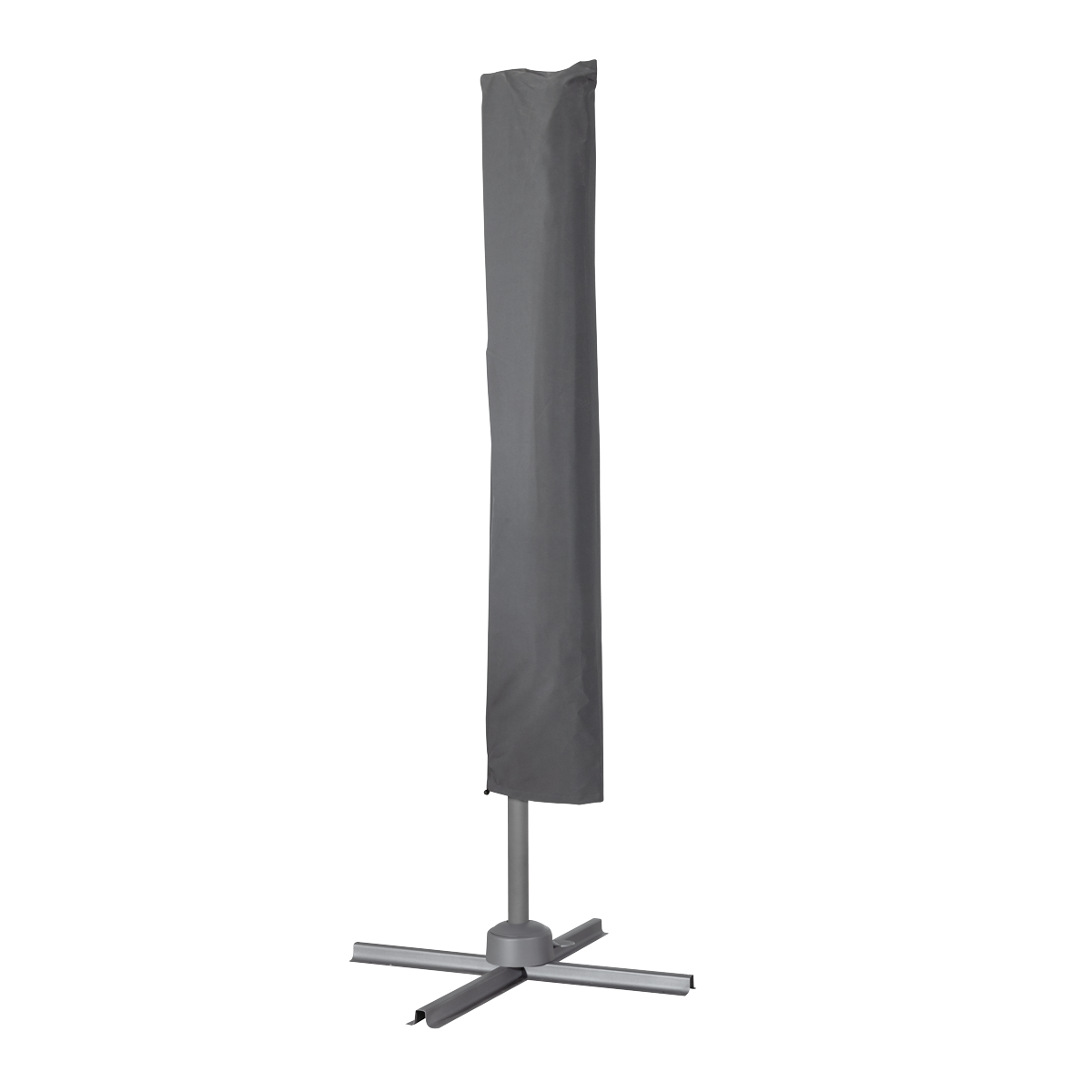 Dellonda DG267 Cantilever Parasol with 360° Rotation, Tilt & Cover 3m - Grey - additional view 12