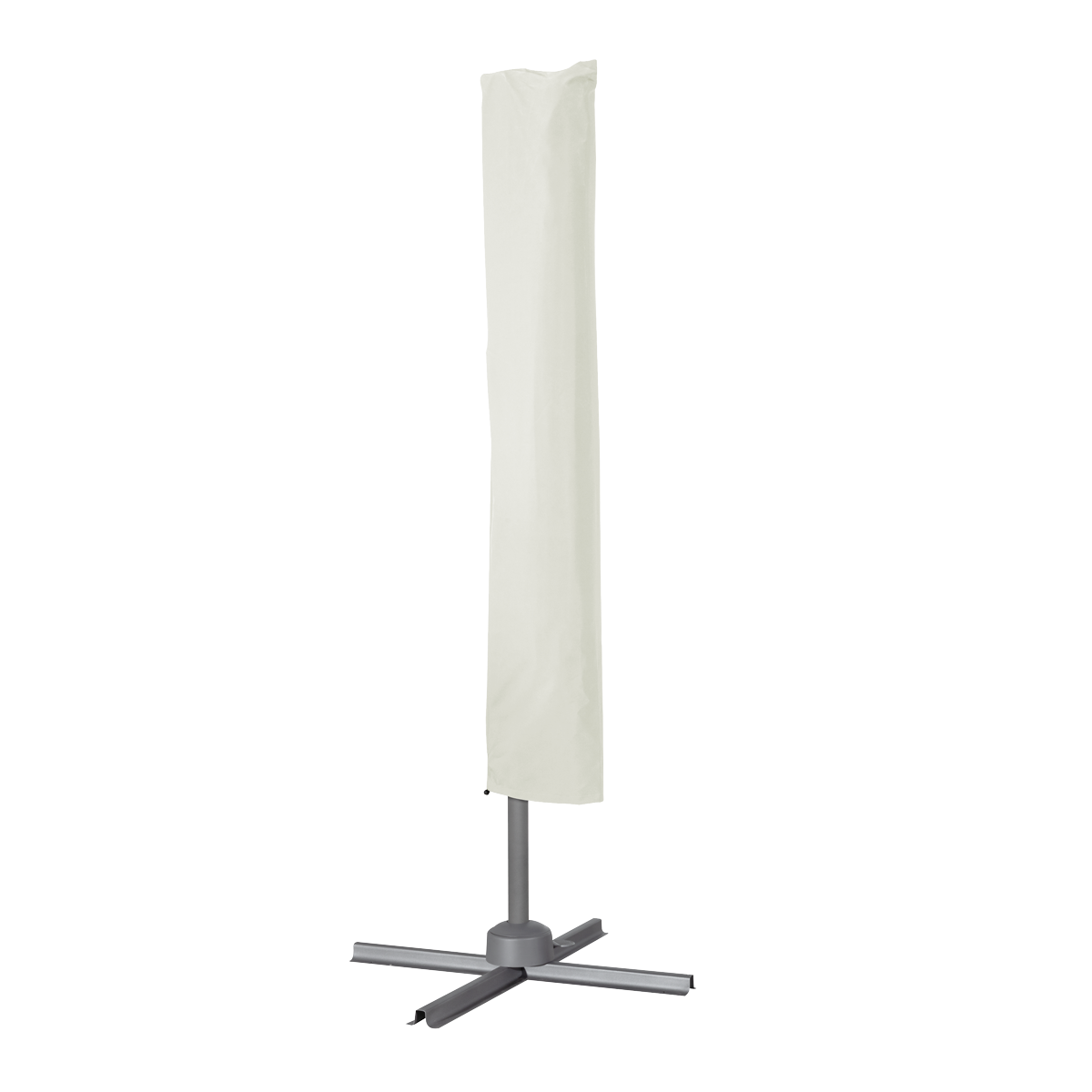 Dellonda DG268 Cantilever Parasol with 360° Rotation, Tilt & Cover 3m - Cream - additional view 12