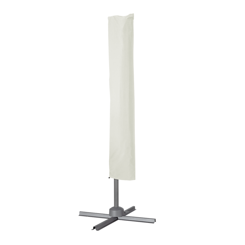 Dellonda DG268 Cantilever Parasol with 360° Rotation, Tilt & Cover 3m - Cream - additional view 12
