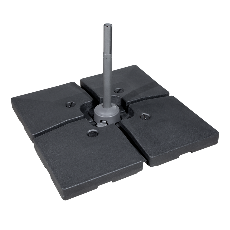 Dellonda DG269 Fillable Parasol Base, Water/Sand Fill 92L 4pc
