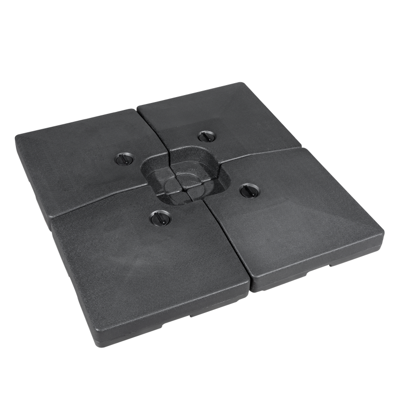 Dellonda DG269 Fillable Parasol Base, Water/Sand Fill 92L 4pc - additional view 3