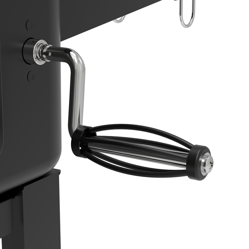 Dellonda DG283 Charcoal Grill BBQ Smoker & Trolley with 2 Side Shelves - Black - additional view 13