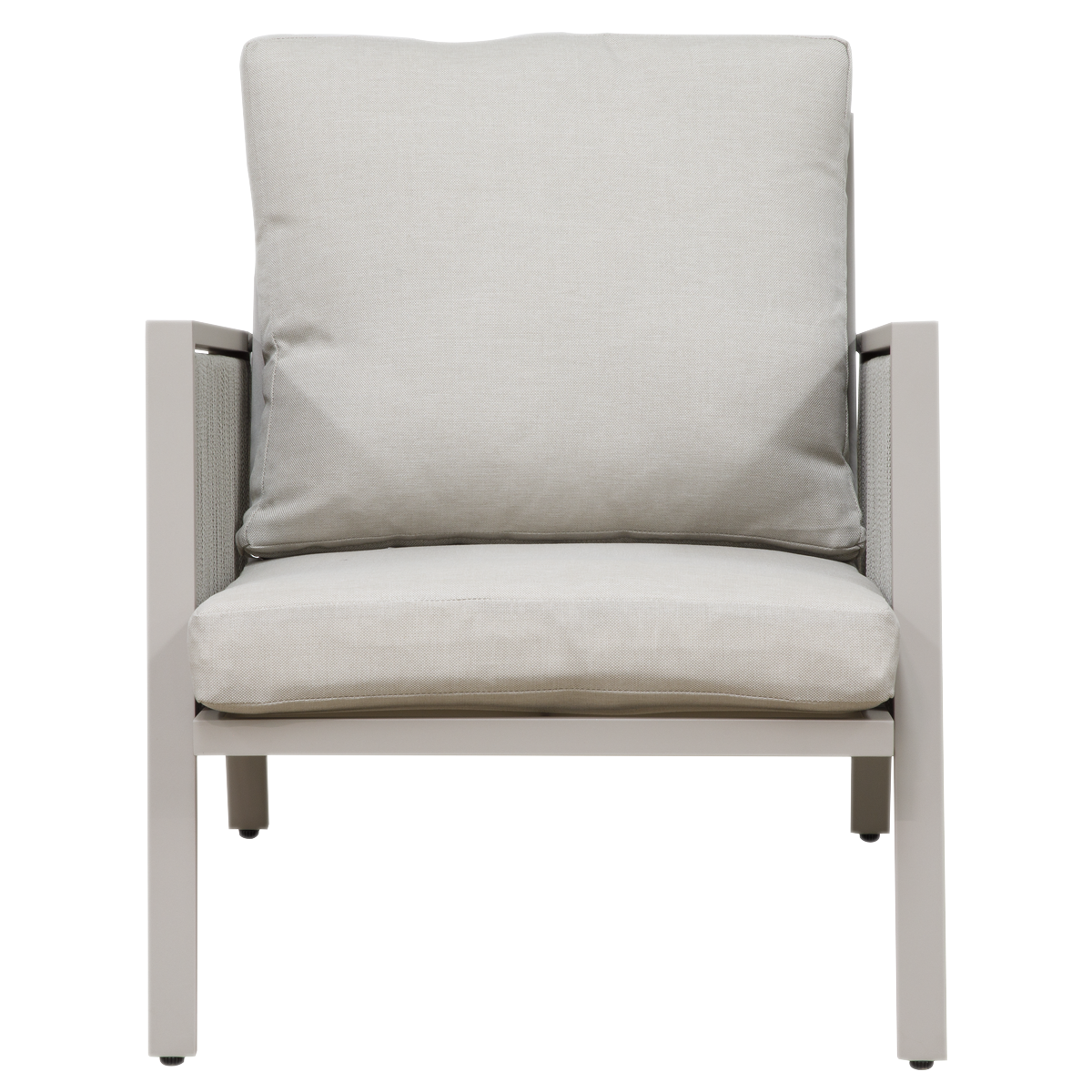 Dellonda DG56 Fusion Aluminium Outdoor Sofa, Arm Chairs & Coffee Table Set 4pc - additional view 7