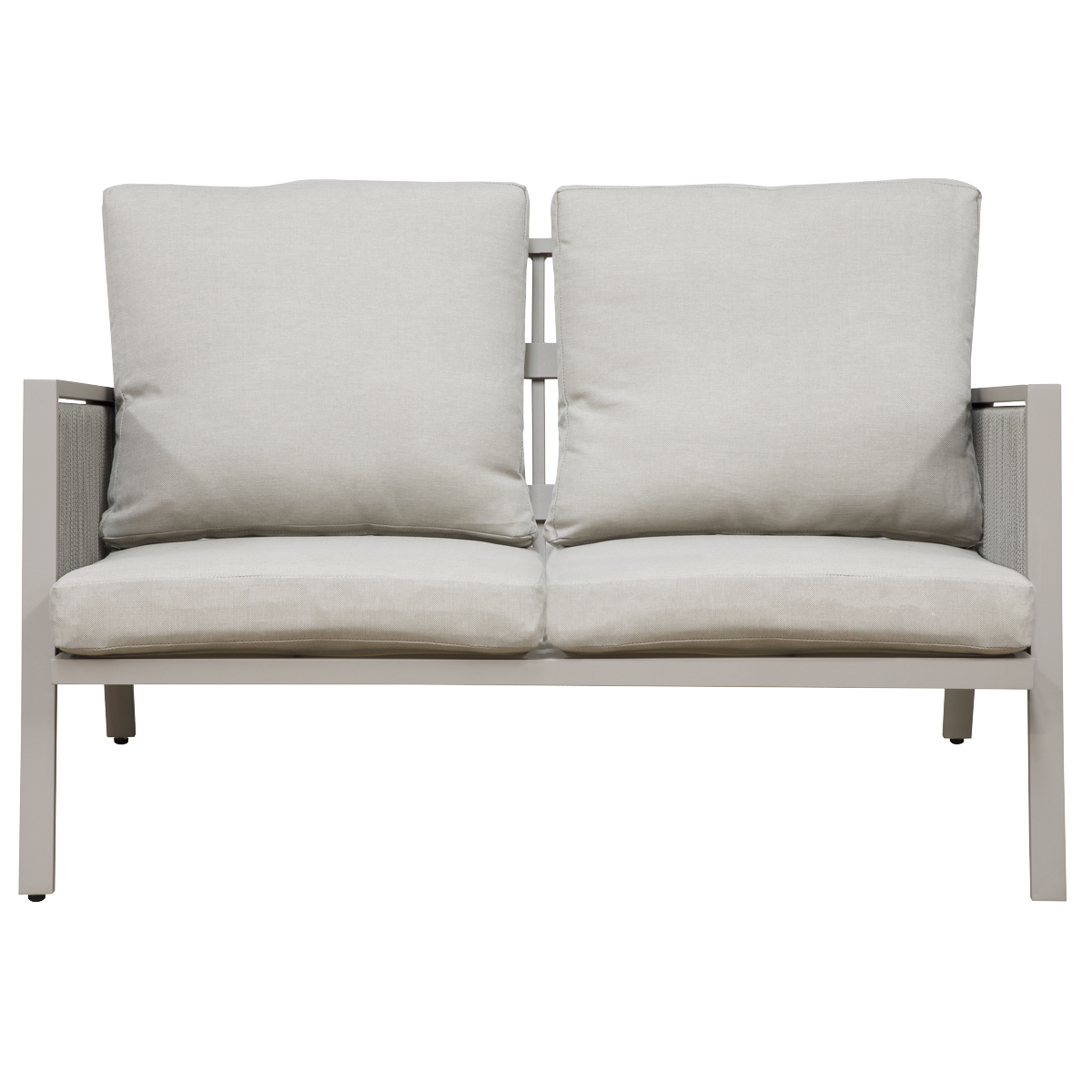 Dellonda DG56 Fusion Aluminium Outdoor Sofa, Arm Chairs & Coffee Table Set 4pc - additional view 9