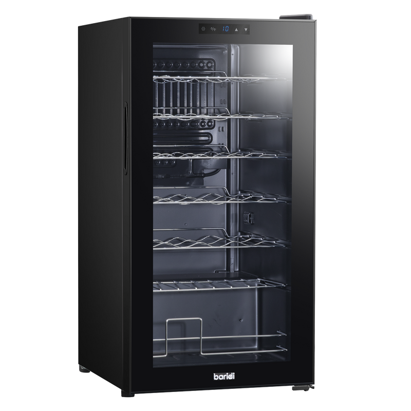 Baridi DH10 28 Bottle Wine Fridge with Digital Touchscreen Controls & LED Light - Black - additional view 2