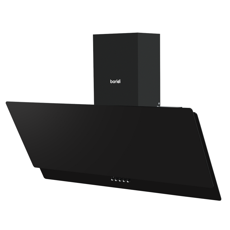 Baridi DH106 Angled Chimney Cooker Hood with Carbon Filters & LED Lamp 90cm, Energy Class A - Black - additional view 15