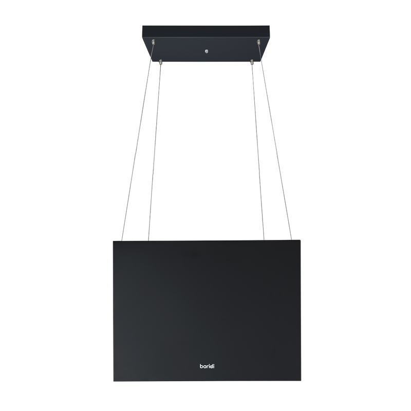 Baridi DH109 Square Island Cooker Hood 40cm - Black - additional view 3