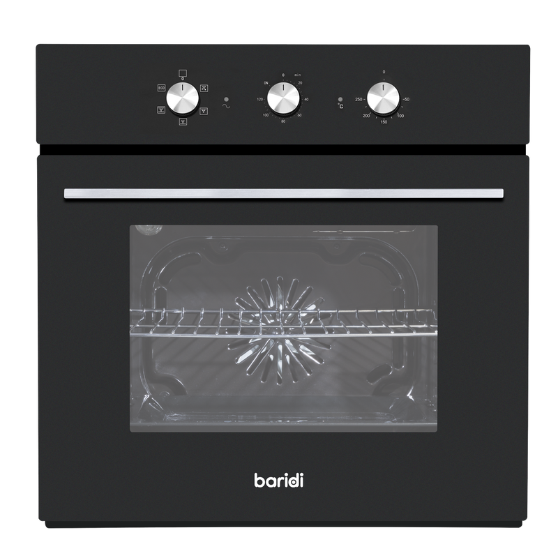 Baridi DH110 Built-In 5-Function Fan Assisted Oven with Timer 60cm, 55L Capacity - Black - additional view 5