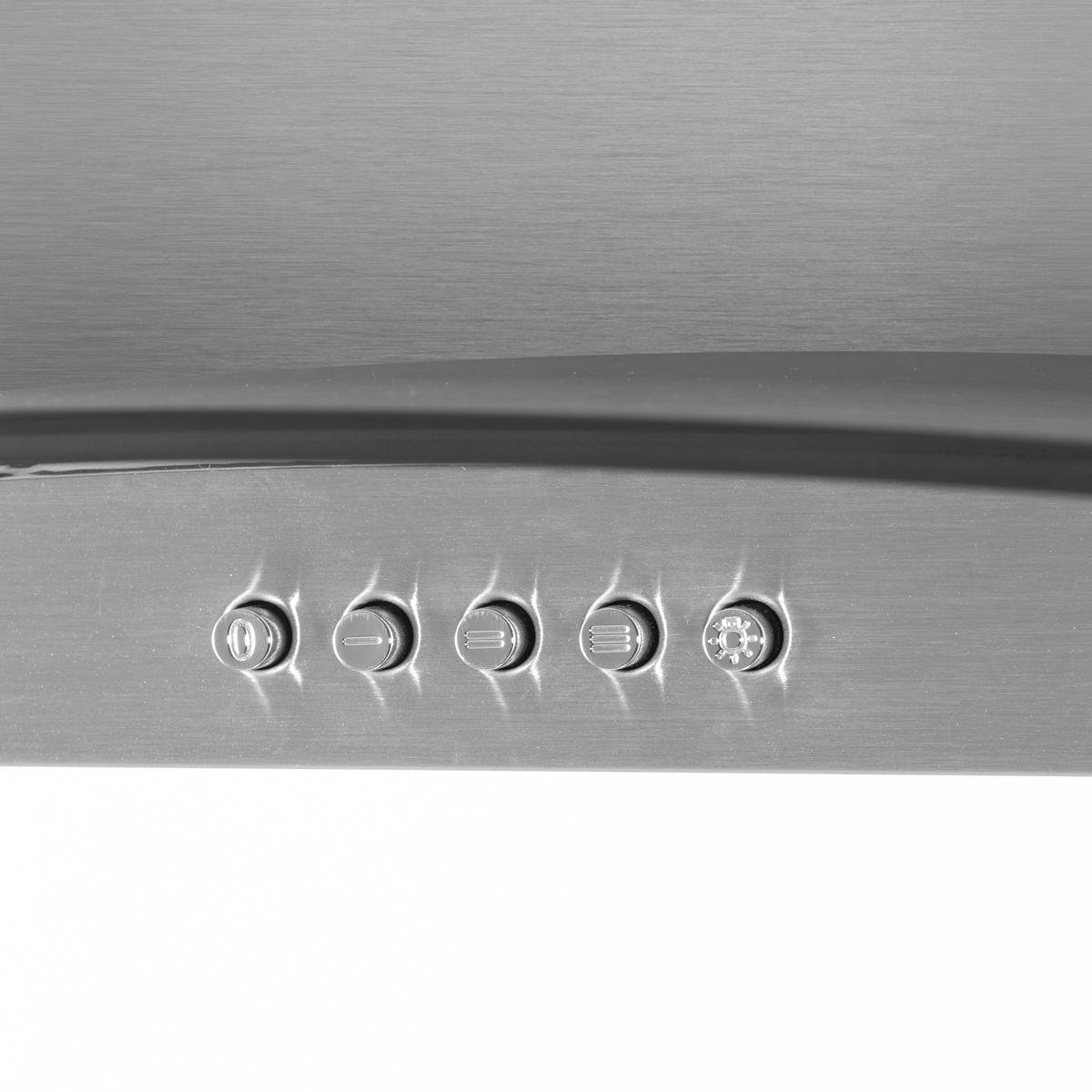Baridi DH128 Curved Glass Cooker Hood with Carbon Filters & LED Lights 60cm - Stainless Steel - additional view 7