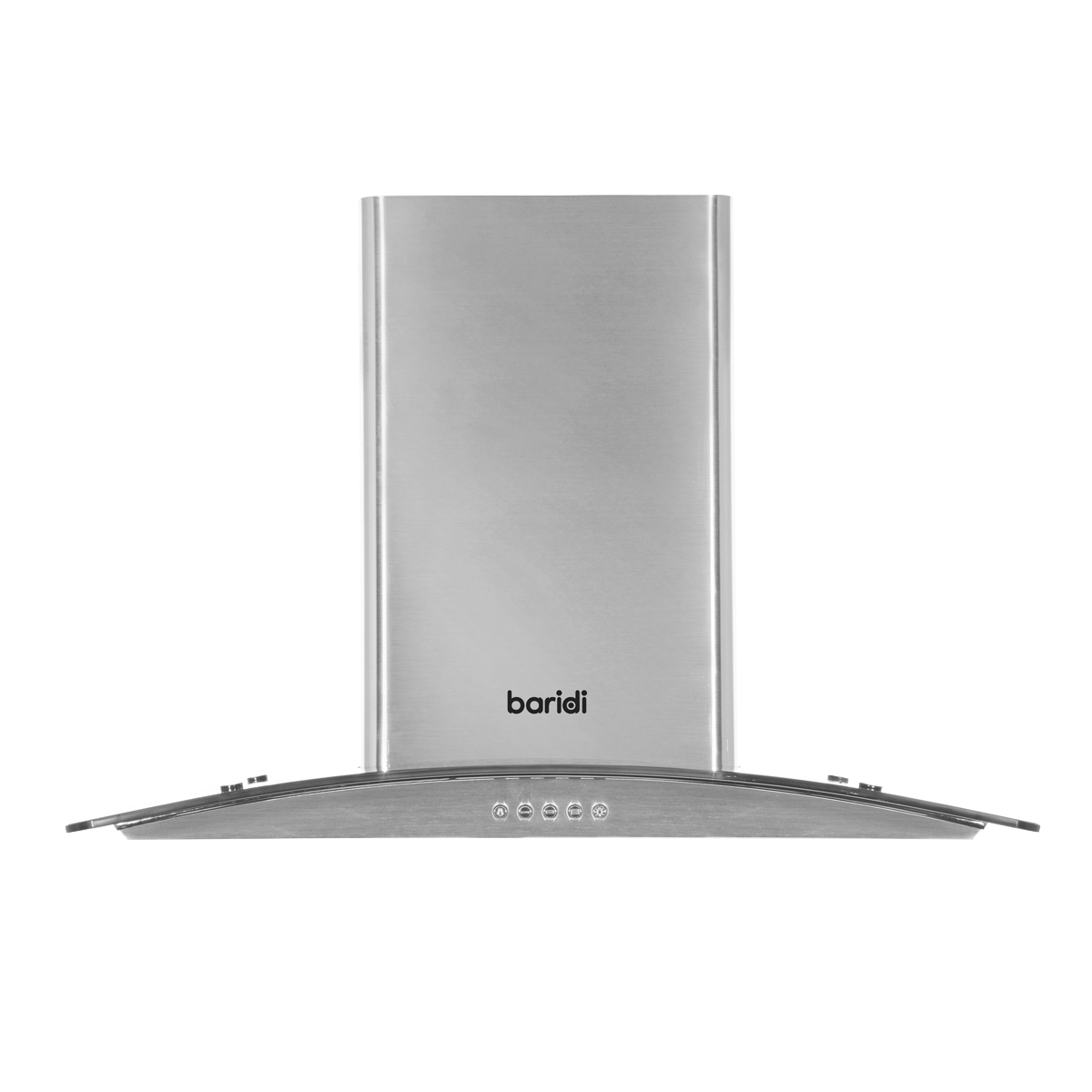 Baridi DH128 Curved Glass Cooker Hood with Carbon Filters & LED Lights 60cm - Stainless Steel - additional view 12