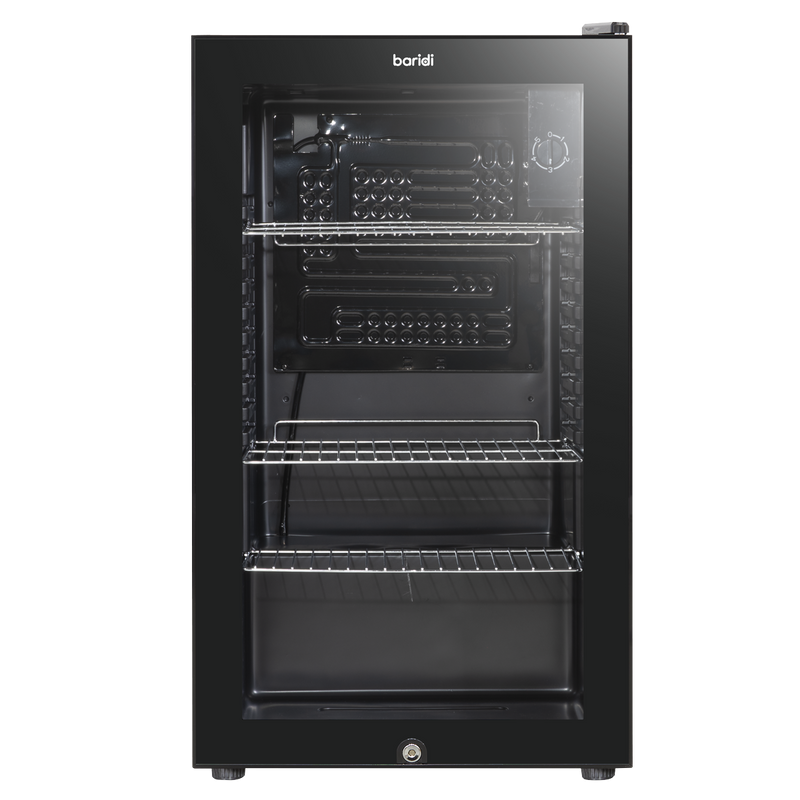 Baridi DH13 Undercounter Drinks, Beer & Wine Fridge with Wire Shelves, Internal Light & Security Lock 85L - additional view 7