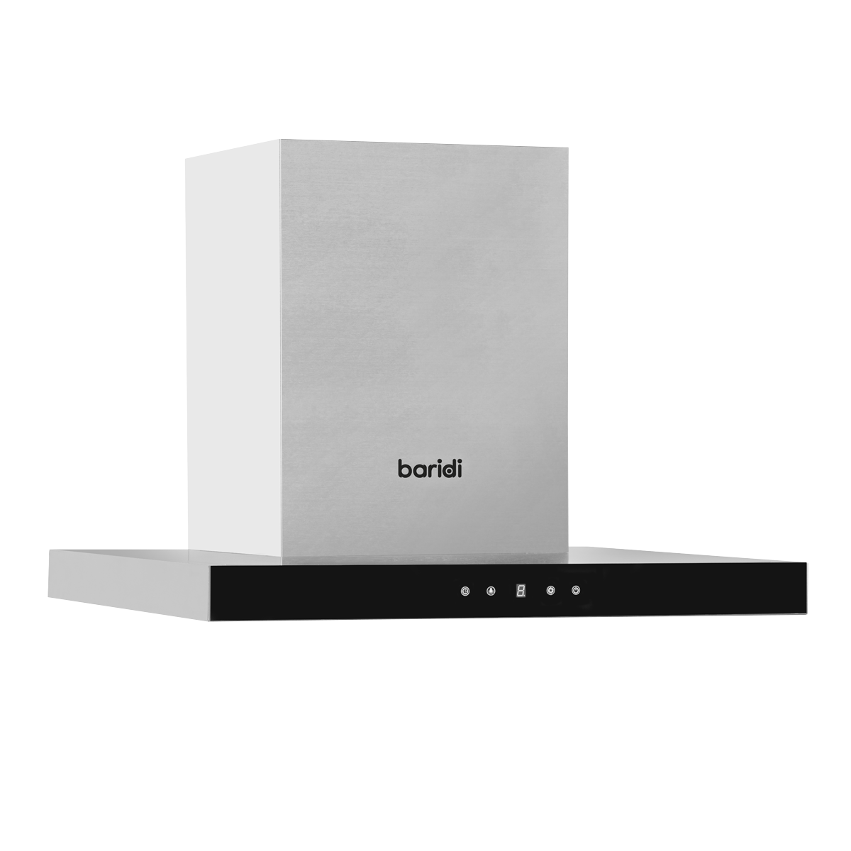 Baridi DH130 T-Shape Chimney Cooker Hood with Carbon Filters 60cm - Stainless Steel - additional view 6