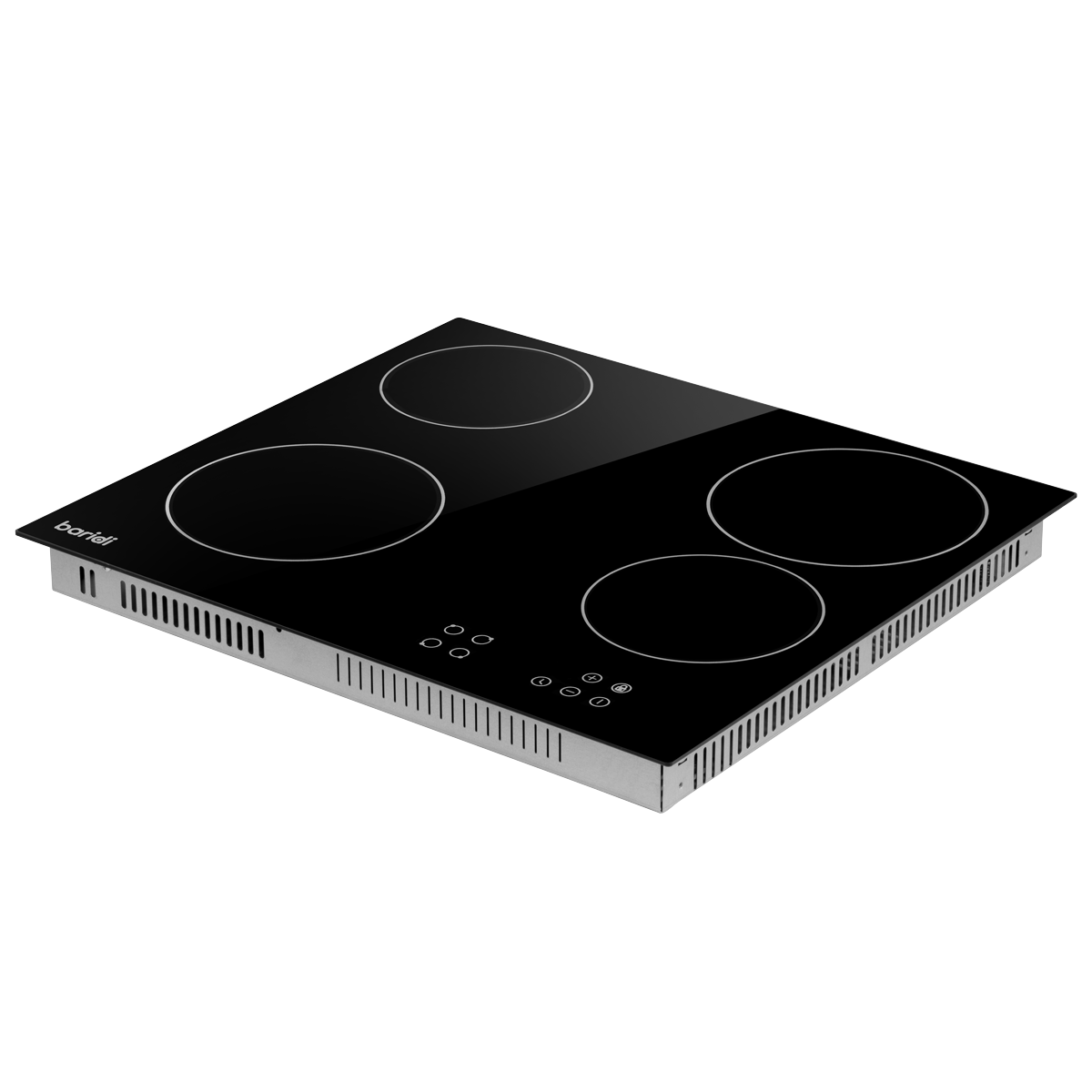 Baridi DH131 Integrated Ceramic Hob with 4 Cooking Zones 60cm - Black Glass - additional view 2