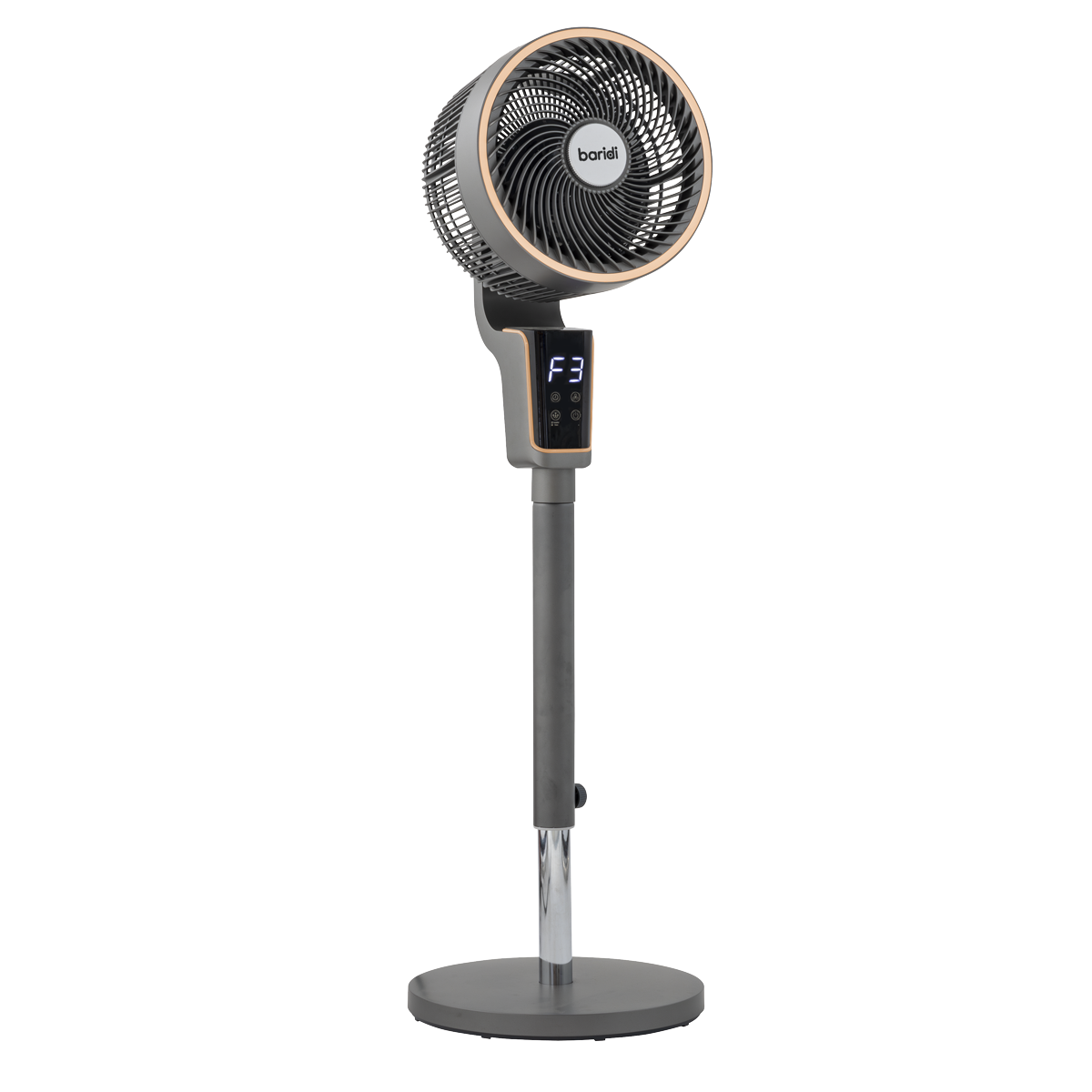 Baridi DH141 12" Pedestal Fan with Remote Control & 12hr Timer 230V - Grey - additional view 8