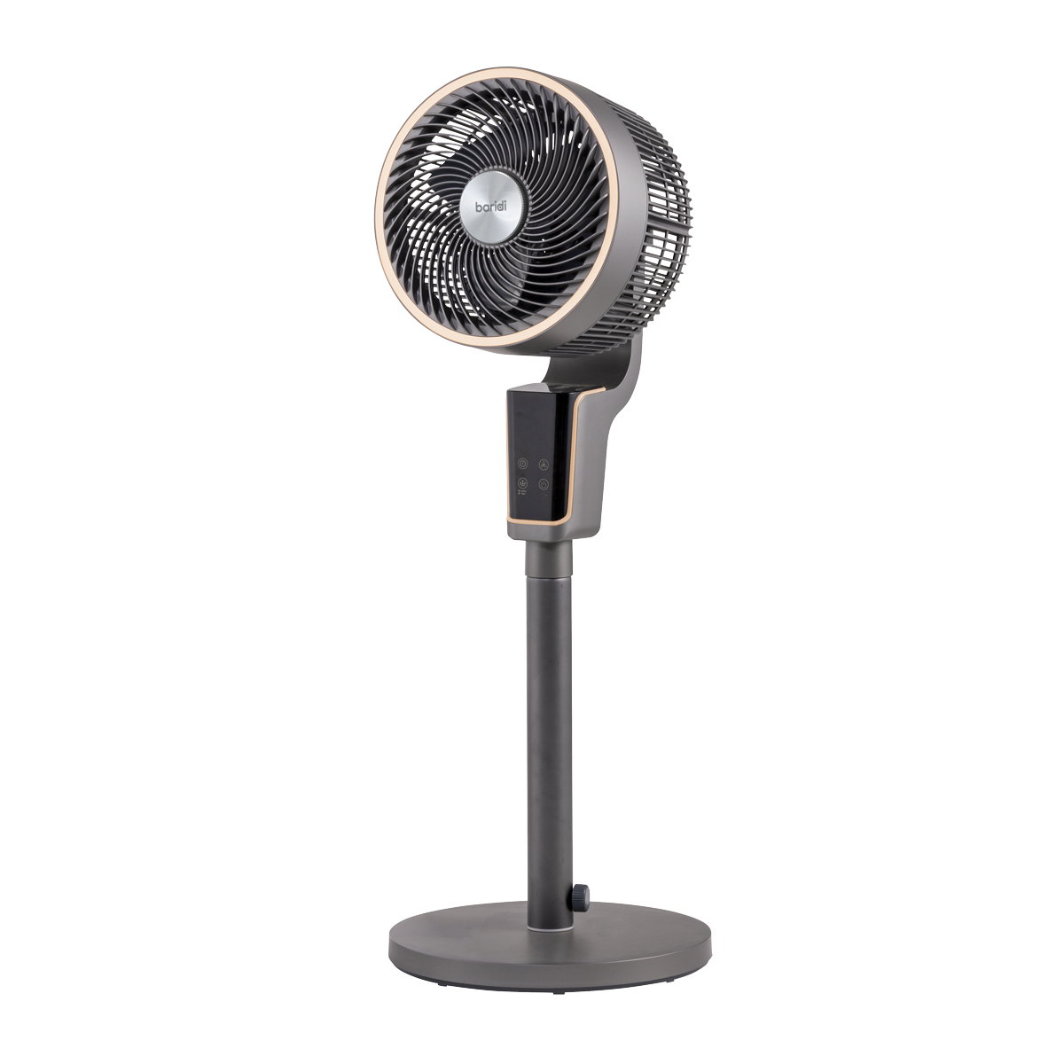 Baridi DH141 12" Pedestal Fan with Remote Control & 12hr Timer 230V - Grey - additional view 3