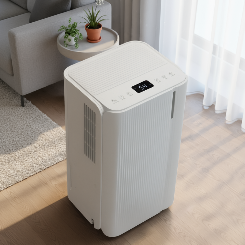 Baridi DH147 Dehumidifier with Digital Display & 24hr Timer 12L - White - additional view 9