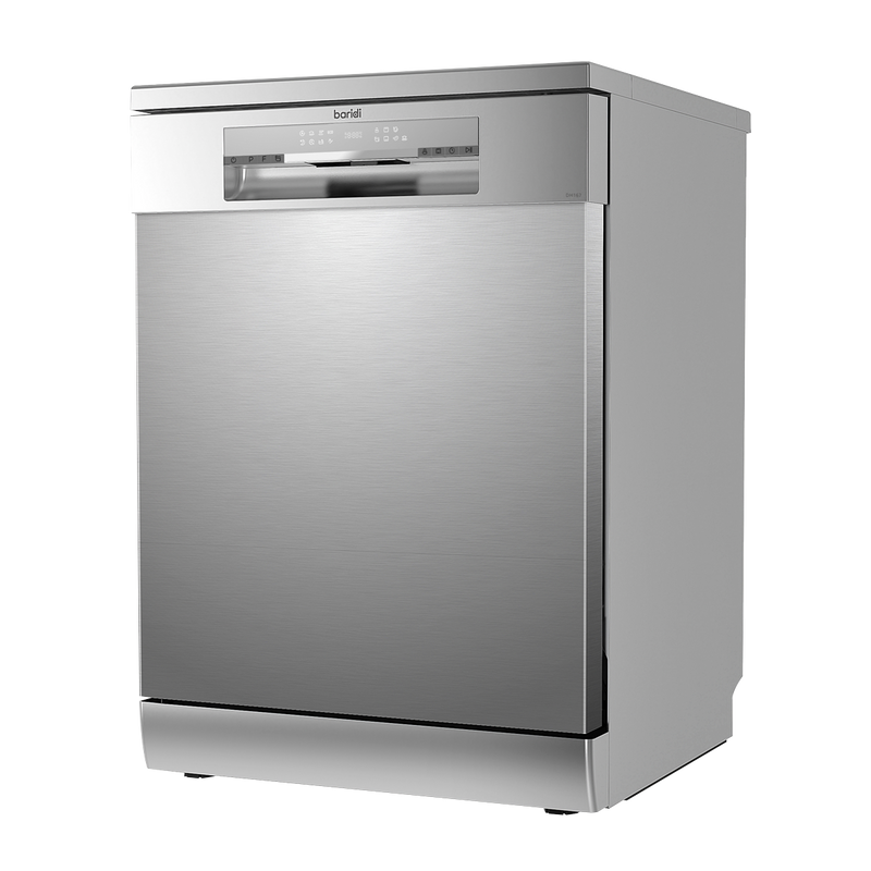 Baridi DH167 Regular Sized Freestanding Dishwasher 60cm Wide 14 Place Settings - Silver - additional view 3