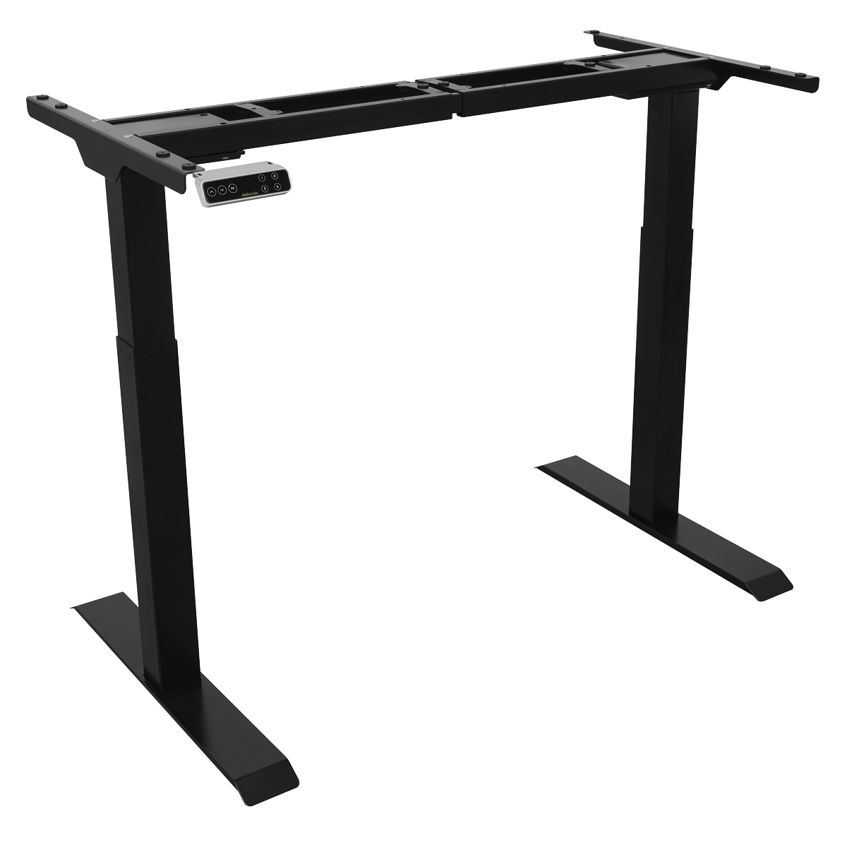 Dellonda DH16 Dual Motor Ultra-Quiet Desk Frame with Digital Controls 100kg Capacity - Black - additional view 2
