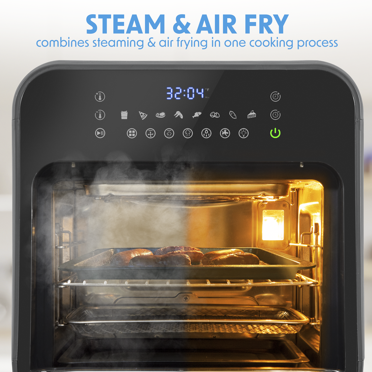 Baridi DH171 Steam Air Fryer Oven 15L Capacity - additional view 2