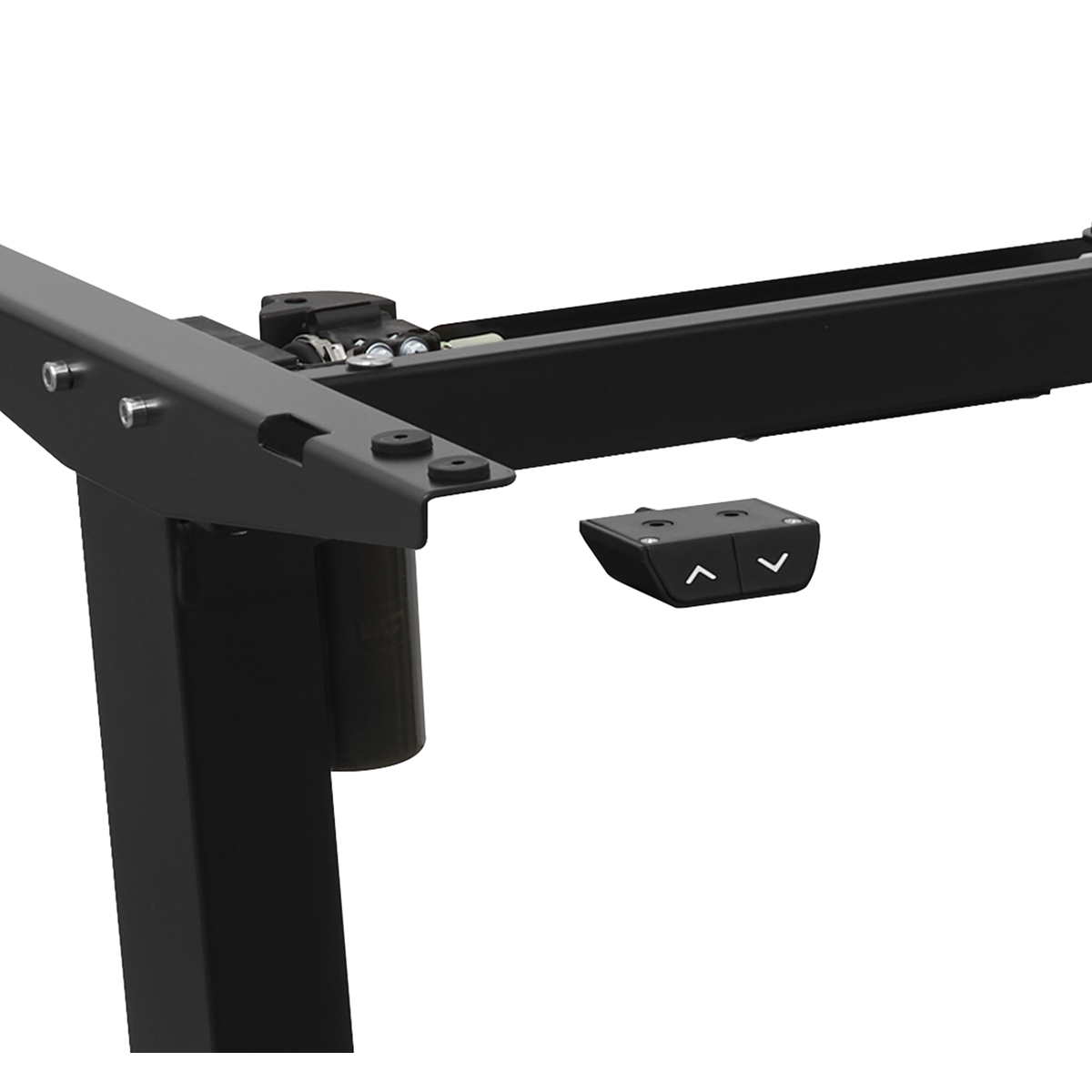 Dellonda DH17 Single Motor Ultra-Quiet Adjustable-Height Desk Frame 70kg Capacity - Black - additional view 5