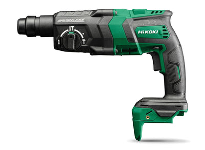 HiKOKI DH18DPCW2Z 18V Brushless Rotary Hammer Drill 26mm SDS-Plus (Pistol) - Body Only
