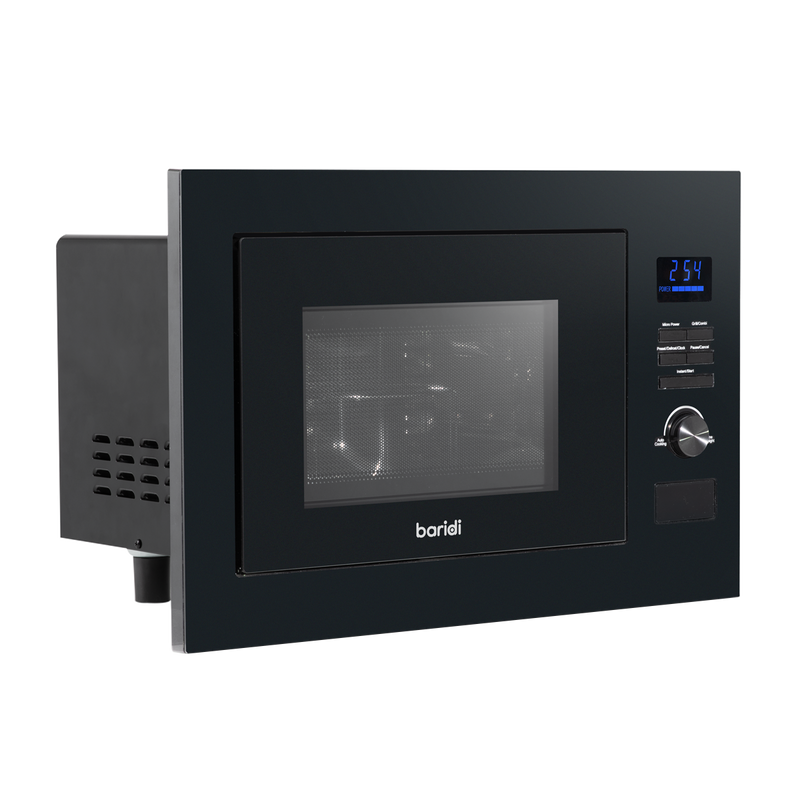 Baridi DH198 Integrated Microwave Oven with Grill 25L Capacity 900W - Black