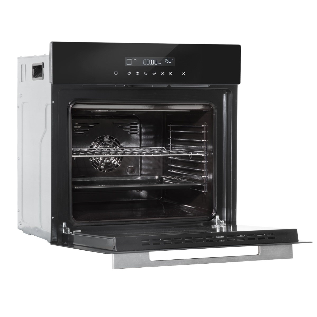 Baridi DH199 Integrated Fan-Assisted Electric Oven 60cm 72L Capacity - Black - additional view 6