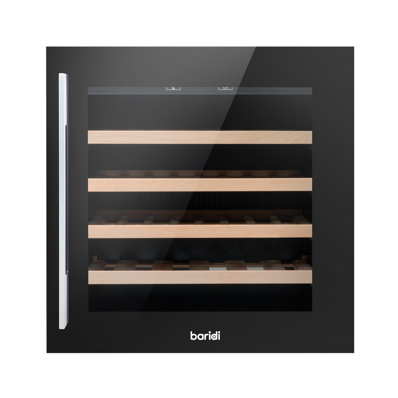 Baridi DH206 36 Bottle Built-In Wine Cooler with Touchscreen Controls, Beech Wood Shelves & LED Light - additional view 11