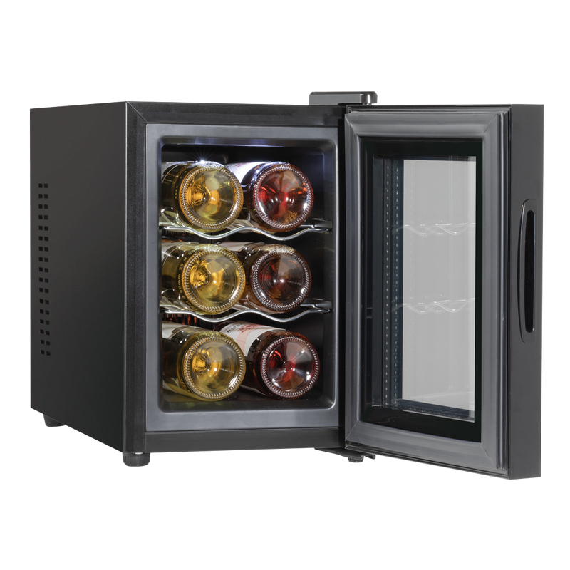Baridi DH217 6 Bottle Thermoelectric Tabletop Wine Cooler with Touch Control - Black - additional view 4