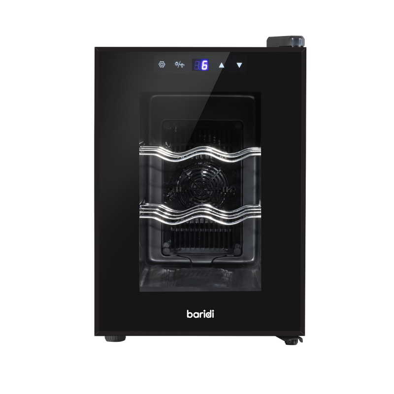 Baridi DH217 6 Bottle Thermoelectric Tabletop Wine Cooler with Touch Control - Black - additional view 5