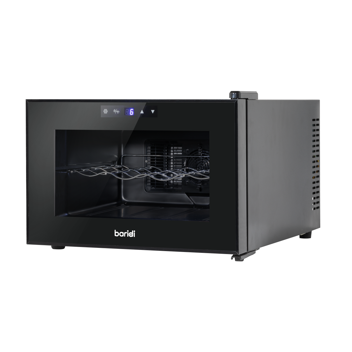 Baridi DH218 8 Bottle Thermoelectric Tabletop Wine Cooler with Touch Control - Black - additional view 2