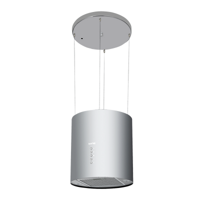 Baridi DH220 Round Island Cooker Hood 35cm - Stainless Steel