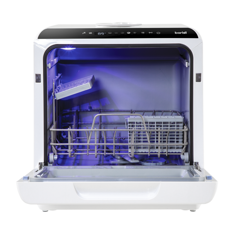 Baridi DH224A 2-4 Place Settings Mini Portable Tabletop Dishwasher, 5 Wash Functions - additional view 4