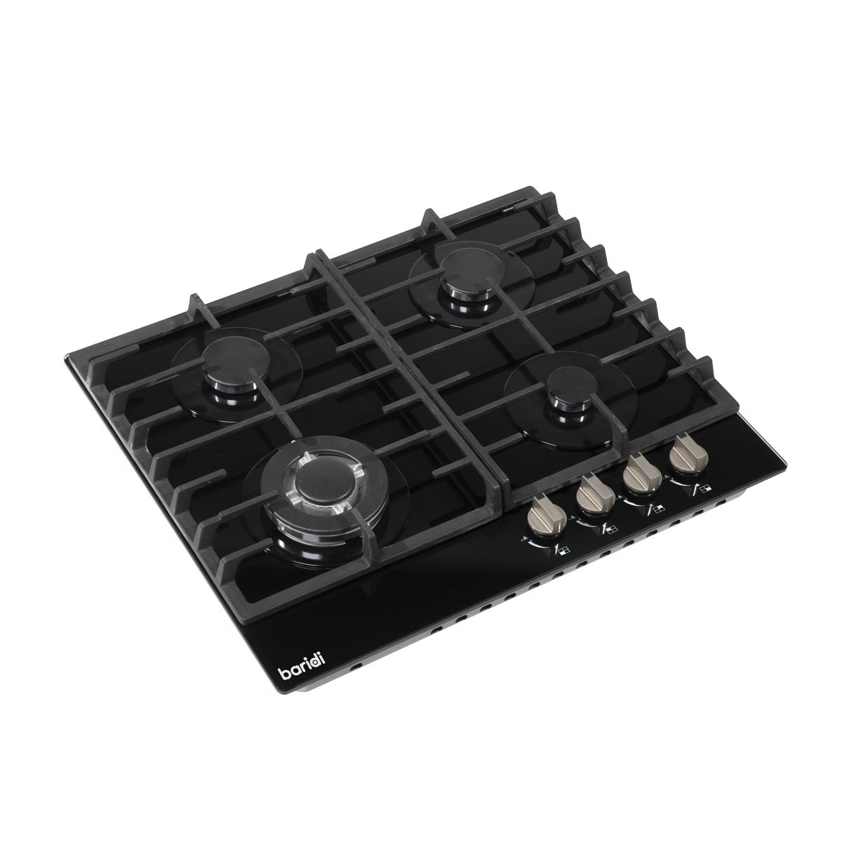 Baridi DH226 Gas Hob with 4 Cooking Zones 60cm - Black