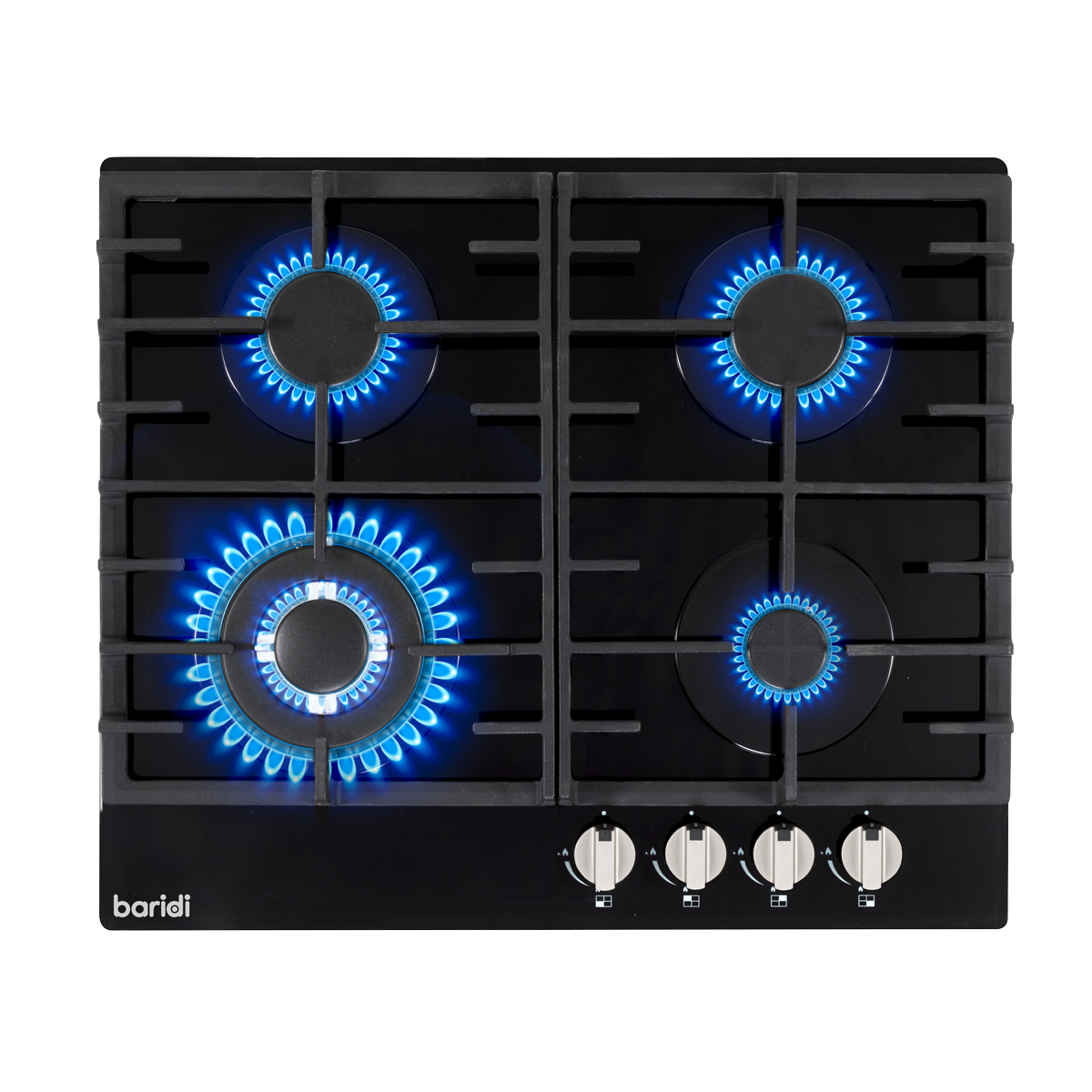 Baridi DH226 Gas Hob with 4 Cooking Zones 60cm - Black - additional view 11